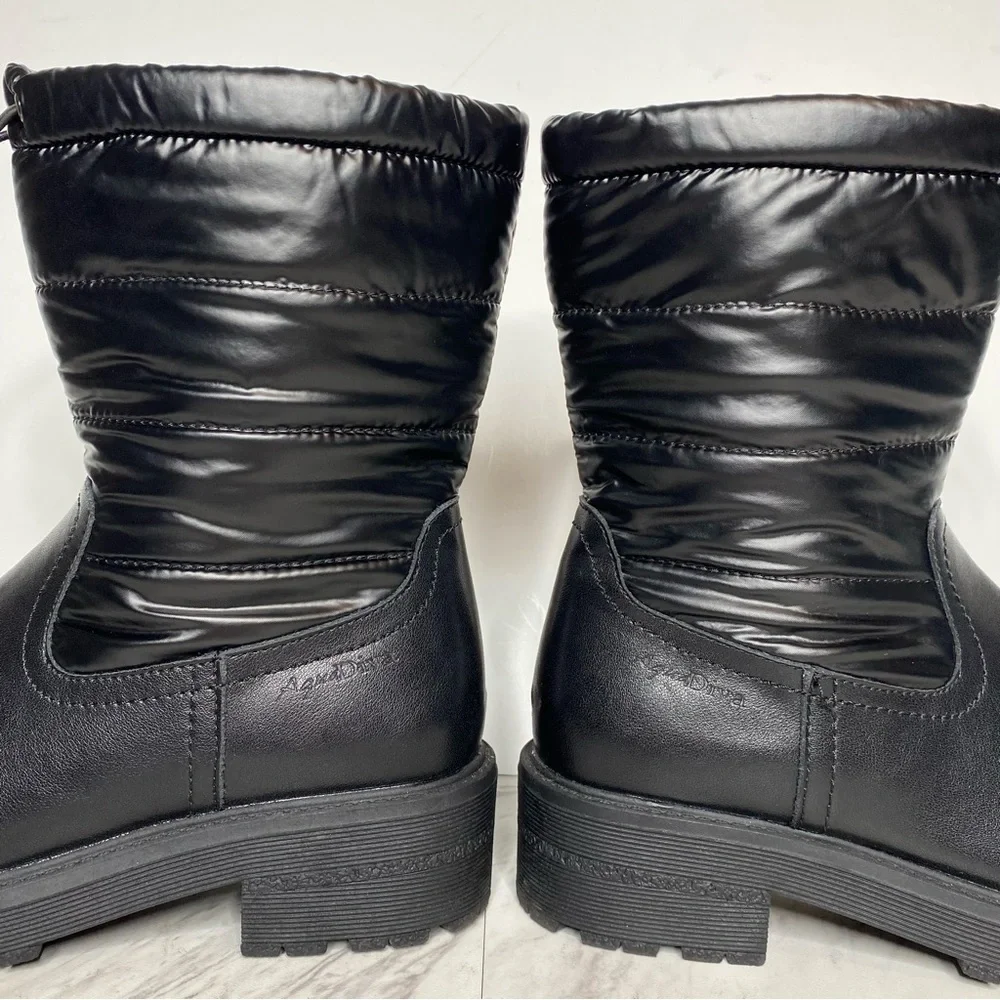 AquaDiva Black Puffer Boot 39